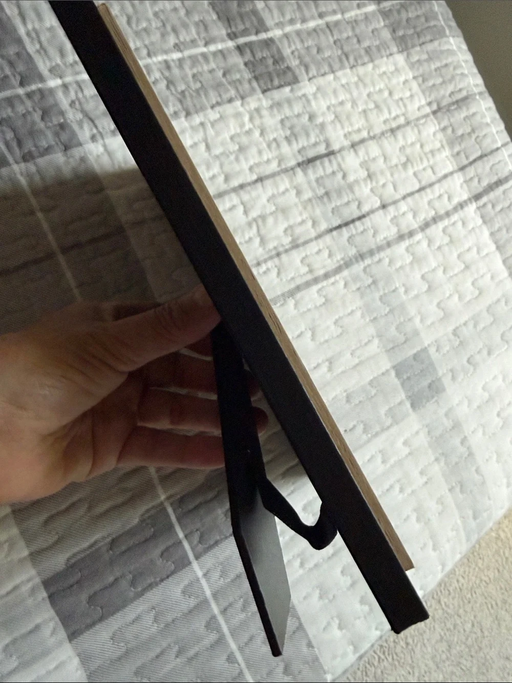 Two-Tone Black and Natural Wood Picture Frame - Home Accents
